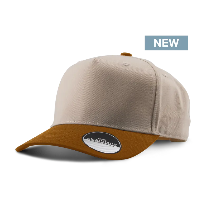 Custom Logo Traditional Division Combo 5-Panel Cap