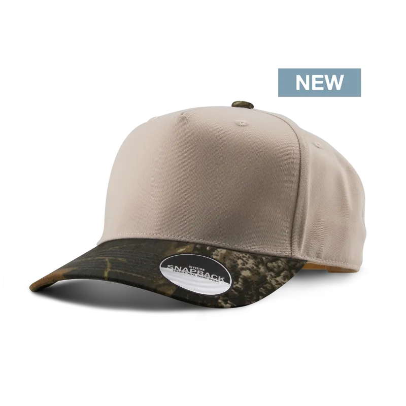 Custom Logo Traditional Division Combo 5-Panel Cap