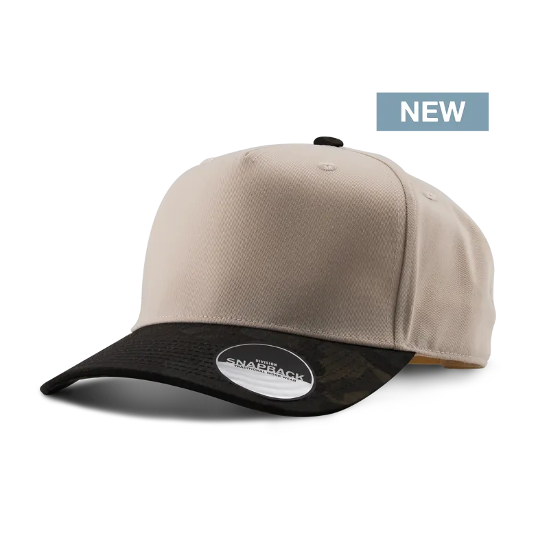Custom Logo Traditional Division Combo 5-Panel Cap
