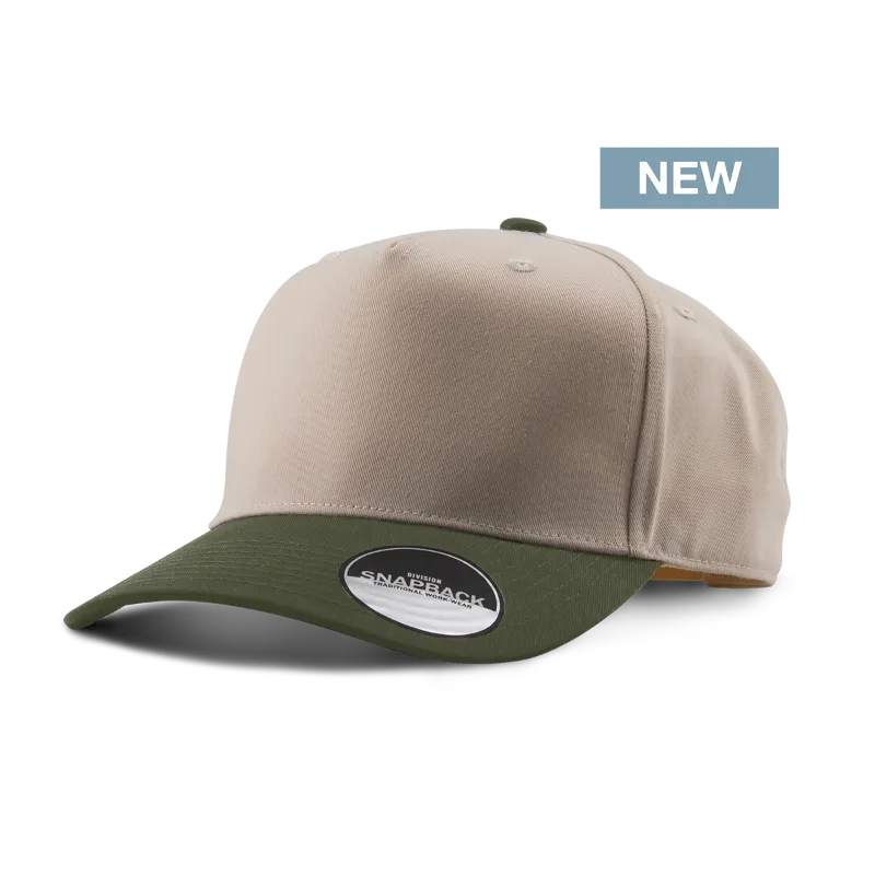 Custom Logo Traditional Division Combo 5-Panel Cap
