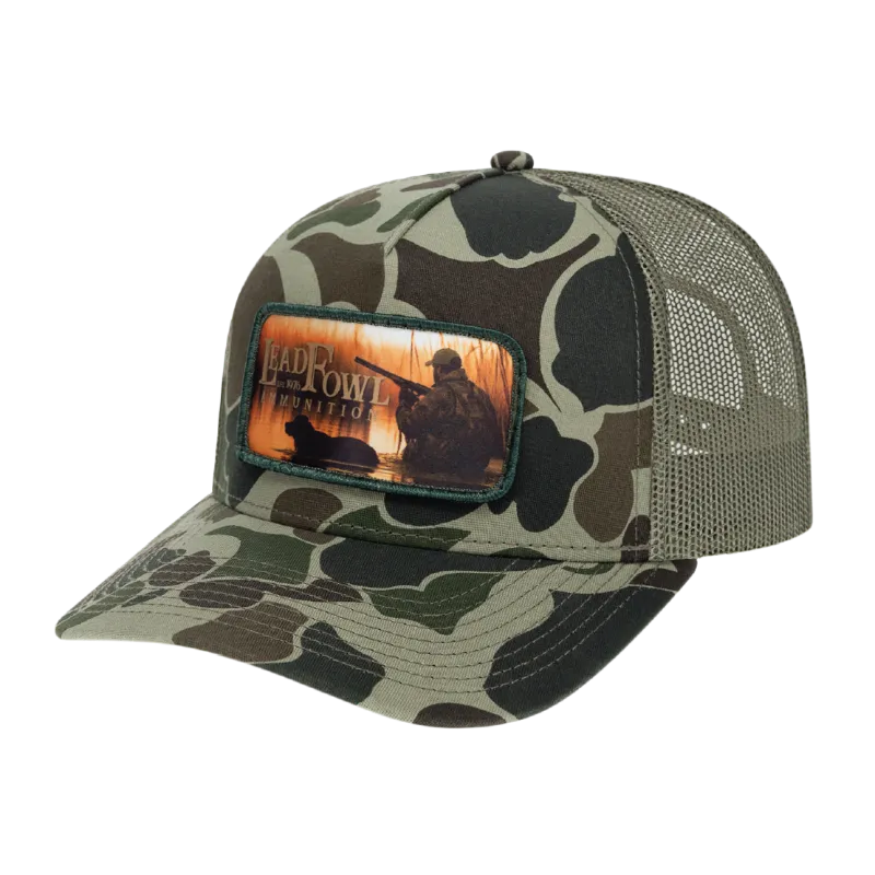 Custom Logo Traditional Duck Camo Trucker Mesh Back Cap
