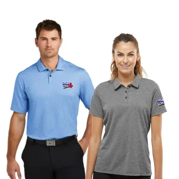 Custom logo golf polos from top brands in Canada