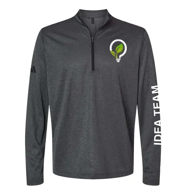 Custom embroidered logo quarter-zip pullover, Canada