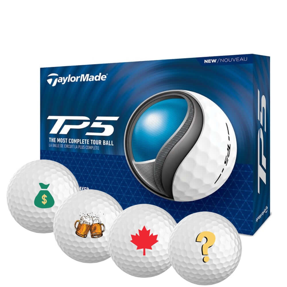 Special Symbol Custom Golf Balls - Unique TaylorMade TP5