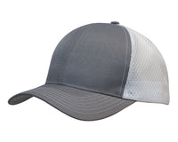 Custom Logo Headwear Canada Breathable poly twill with honeycomb mesh