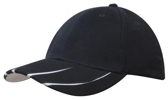 Custom Logo Headwear Canada Brushed Heavy Cotton with Laminated Two-Tone Peak