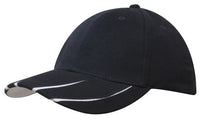 Custom Logo Headwear Canada Brushed Heavy Cotton with Laminated Two-Tone Peak