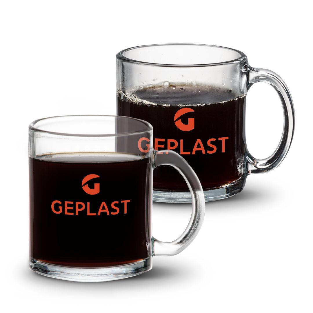 Custom Logo Trenton Glass Coffee Mug - 11oz/13oz