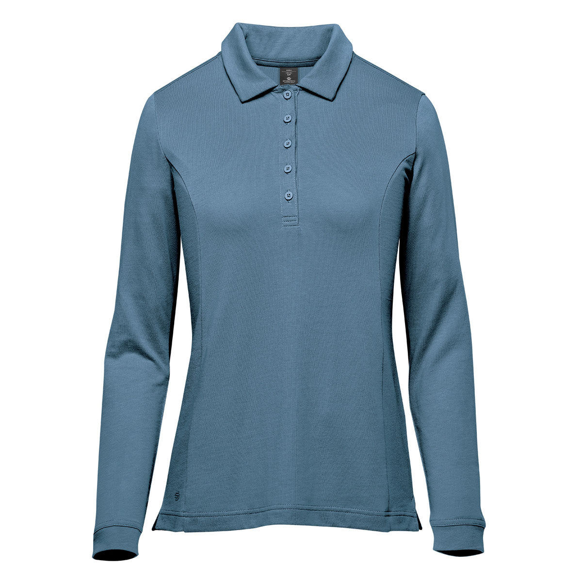 Custom Logo Stormtech Women's Nevada L/S Micro Pique Polo
