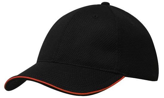 Custom Logo Headwear Canada Double Pique Mesh with Open Sandwich
