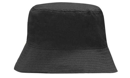 Custom Logo Headwear Canada Breathable Poly Twill Bucket Hat