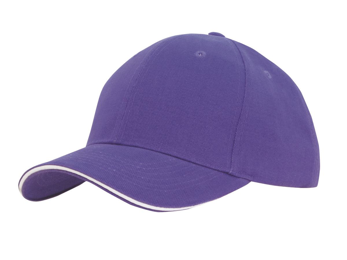 Custom Logo Headwear Canada Brushed Heavy Cotton with Sandwich Trim || 4210