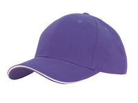 Custom Logo Headwear Canada Brushed Heavy Cotton with Sandwich Trim || 4210