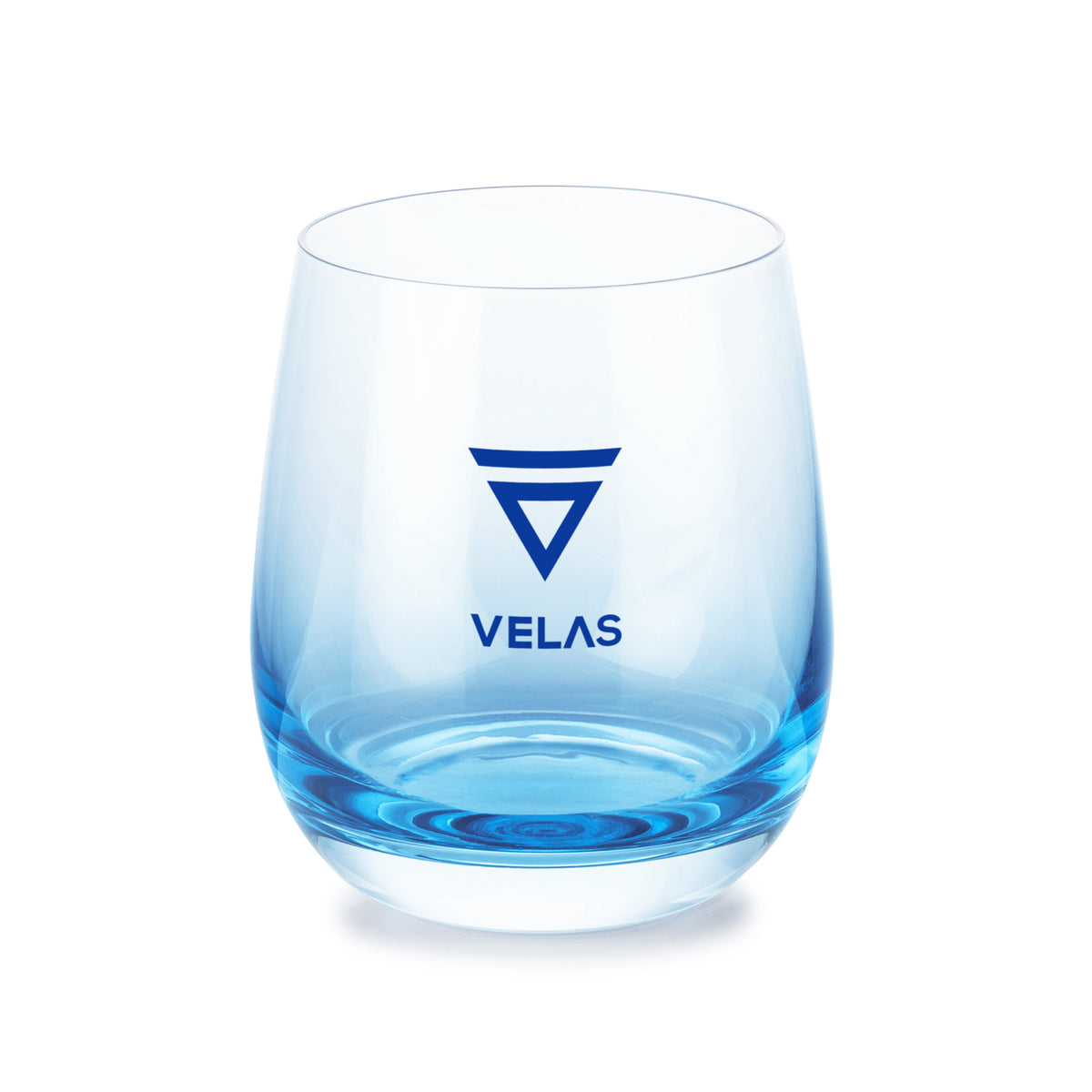 Custom Logo Soudan Stemless Wine Blue - Imprinted