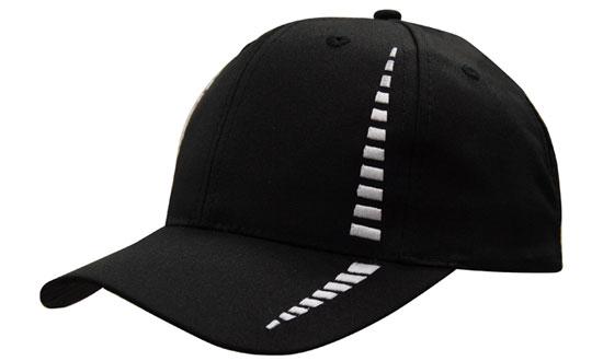 Custom Logo Headwear Canada Breathable Poly Twill with Small Check Patterning