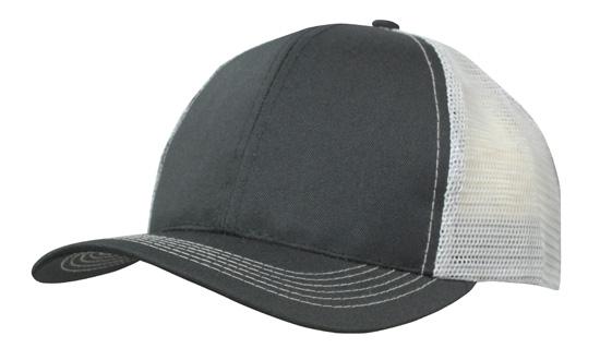 Custom Logo Headwear Canada Breathable Poly Twill With Mesh Back
