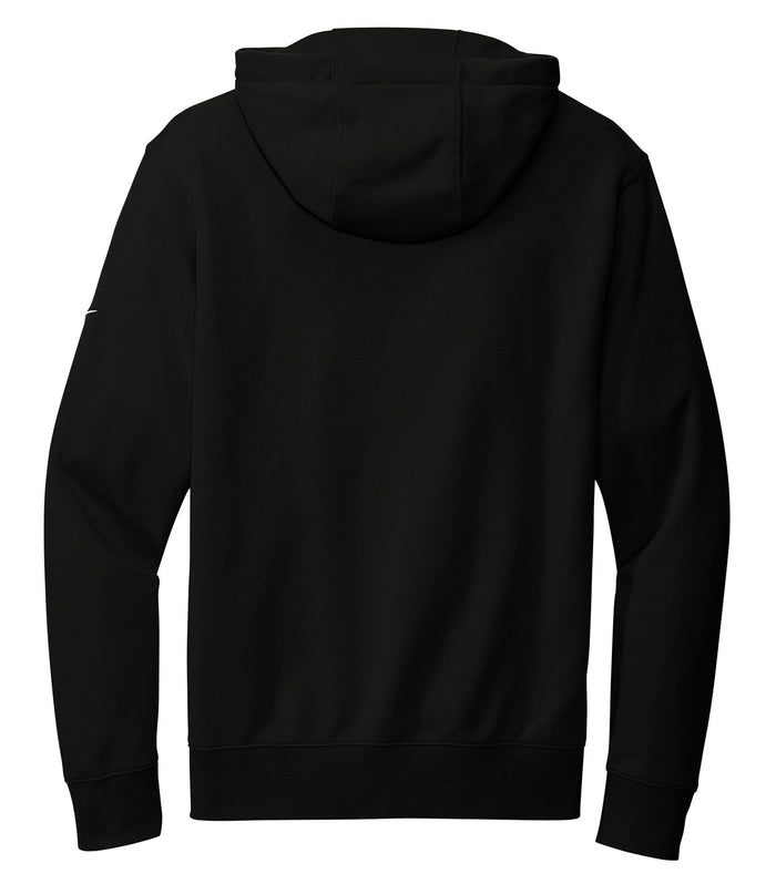 Nike Club Fleece Sleeve Swoosh Full Zip Hoodie - Black