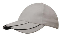 Custom Logo Headwear Canada Brushed Heavy Cotton with Laminated Two-Tone Peak