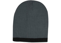 Custom Logo Headwear Canada Two Tone Cable Knit Beanie - Toque