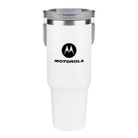 Custom Logo Tirian SS Tumbler w/Carrying Handle - 40oz