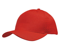 Custom Logo Headwear Canada Breathable Poly Twill with circle perforations