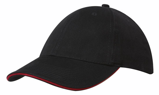Custom Logo Headwear Canada Brushed Heavy Cotton with Sandwich Trim || 4210
