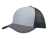 Custom Logo Headwear Canada Breathable poly twill with honeycomb mesh