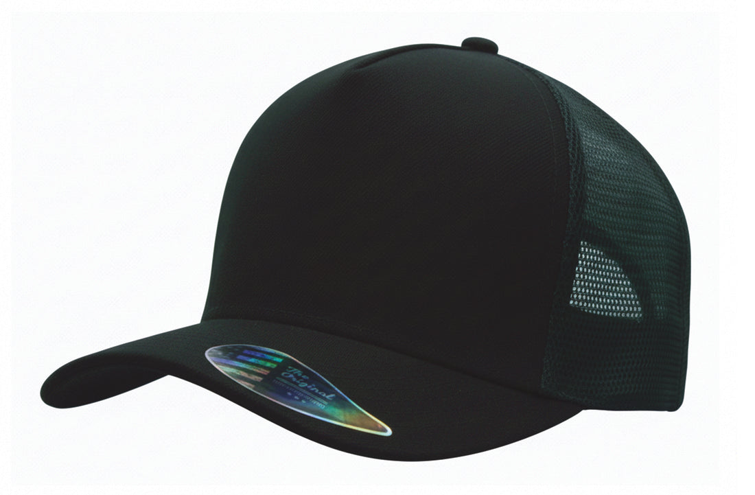 Custom Logo Headwear Canada American Premium Twill/Mesh Deep Fit Trucker Cap