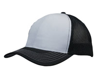 Custom Logo Headwear Canada Breathable poly twill with honeycomb mesh