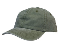 Custom Logo Headwear Canada Enzyme Washed Pigment Dyed Cotton Twill Cap