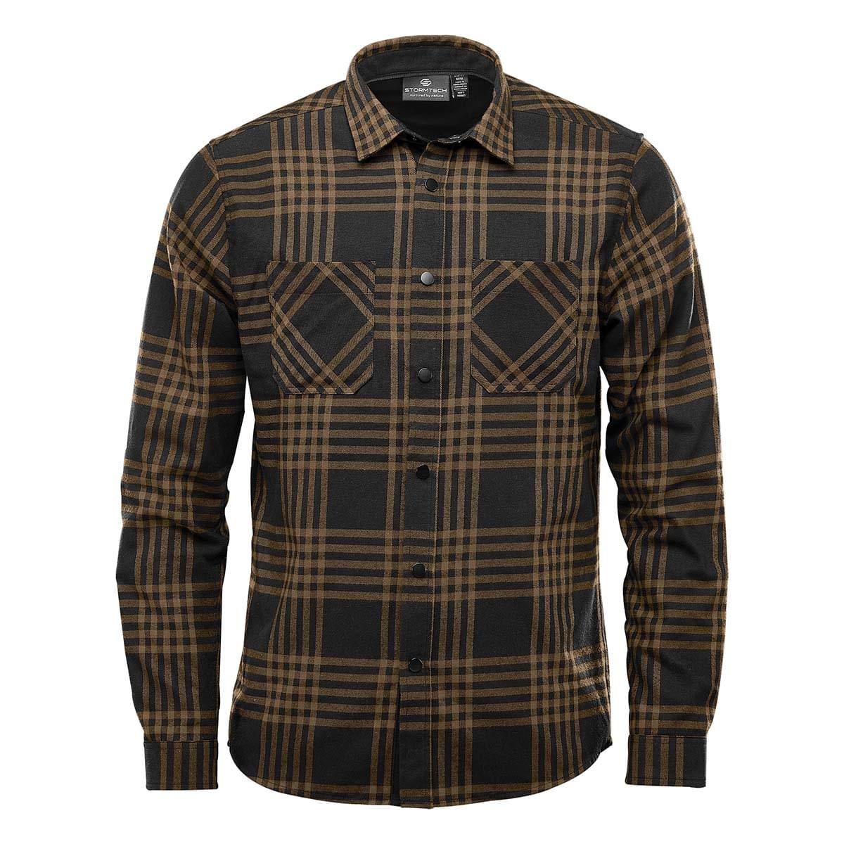 Custom Logo Stormtech Men's Santa Fe Long Sleeve Shirt