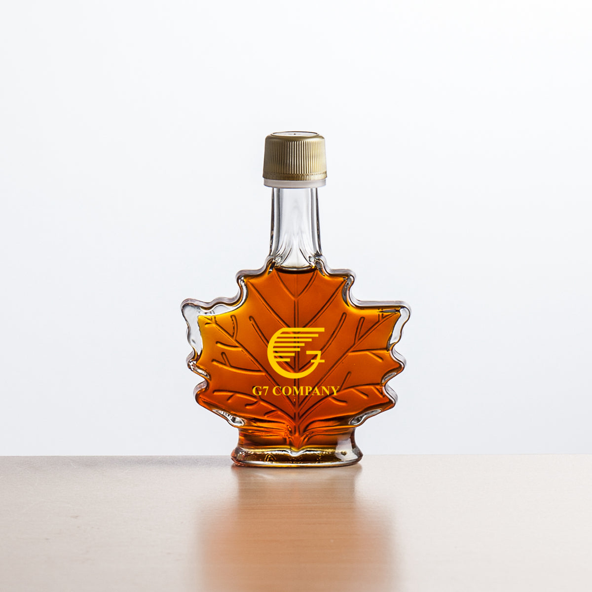 Custom Logo Maple Syrup - Maple Leaf - Imprinted