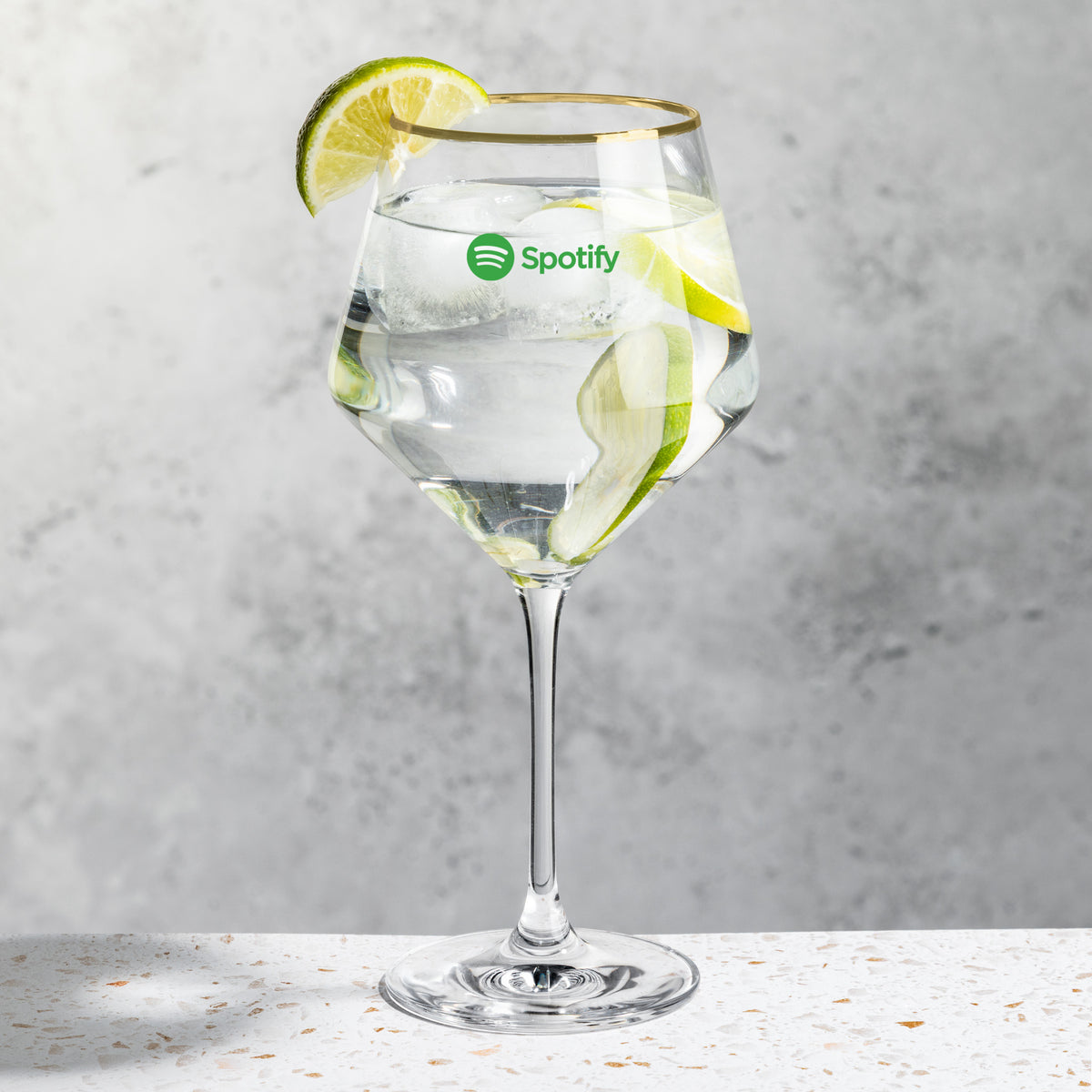 Custom Logo Tucson Gold Rim Gin & Tonic - Imprinted