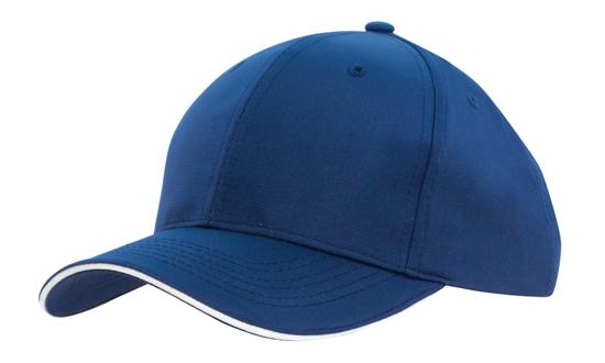 Custom Logo Headwear Canada Sports Ripstop Cap with Sandwich Trim
