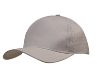 Custom Logo Headwear Canada Breathable Poly Twill with circle perforations