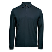 Custom Logo Stormtech Men's Nevada L/S Micro Pique Polo