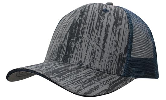 Custom Logo Headwear Canada Wood Printed With Mesh Back || 4144