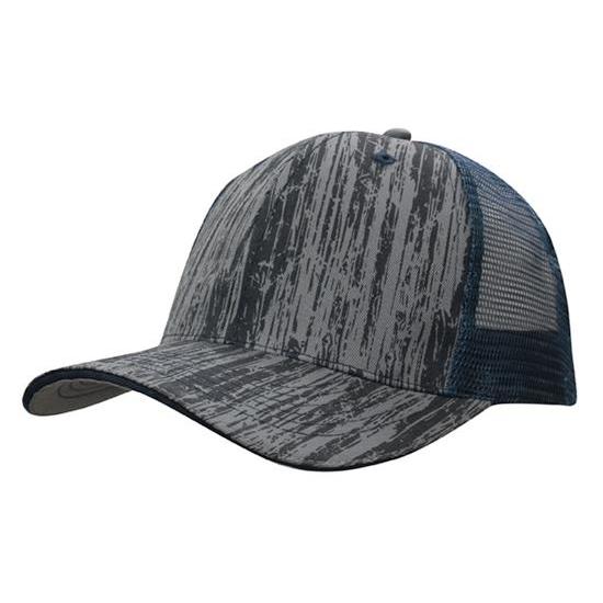 Custom Logo Headwear Canada Wood Printed With Mesh Back || 4144