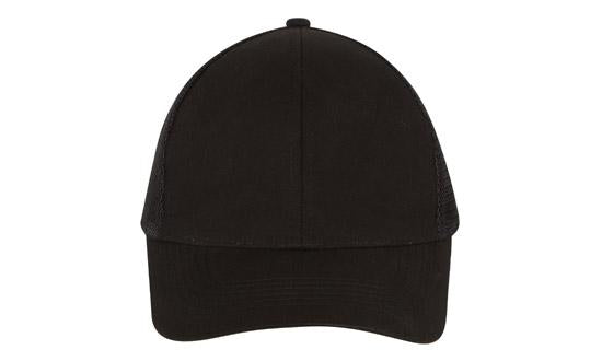 Custom Logo Headwear Canada Brushed Cotton with Mesh Back