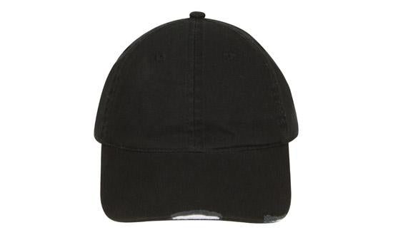 Custom Logo Headwear Canada WASHED CHINO TWILL WITH DISTRESSED VISOR