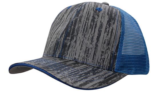 Custom Logo Headwear Canada Wood Printed With Mesh Back || 4144