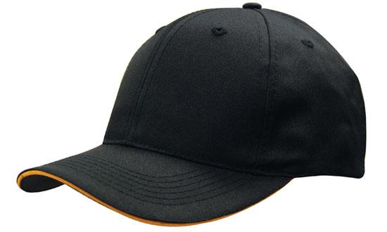 Custom Logo Headwear Canada Breathable Poly Twill with Sandwich Trim