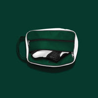 Jones Classic Shoe Bag - Green/White