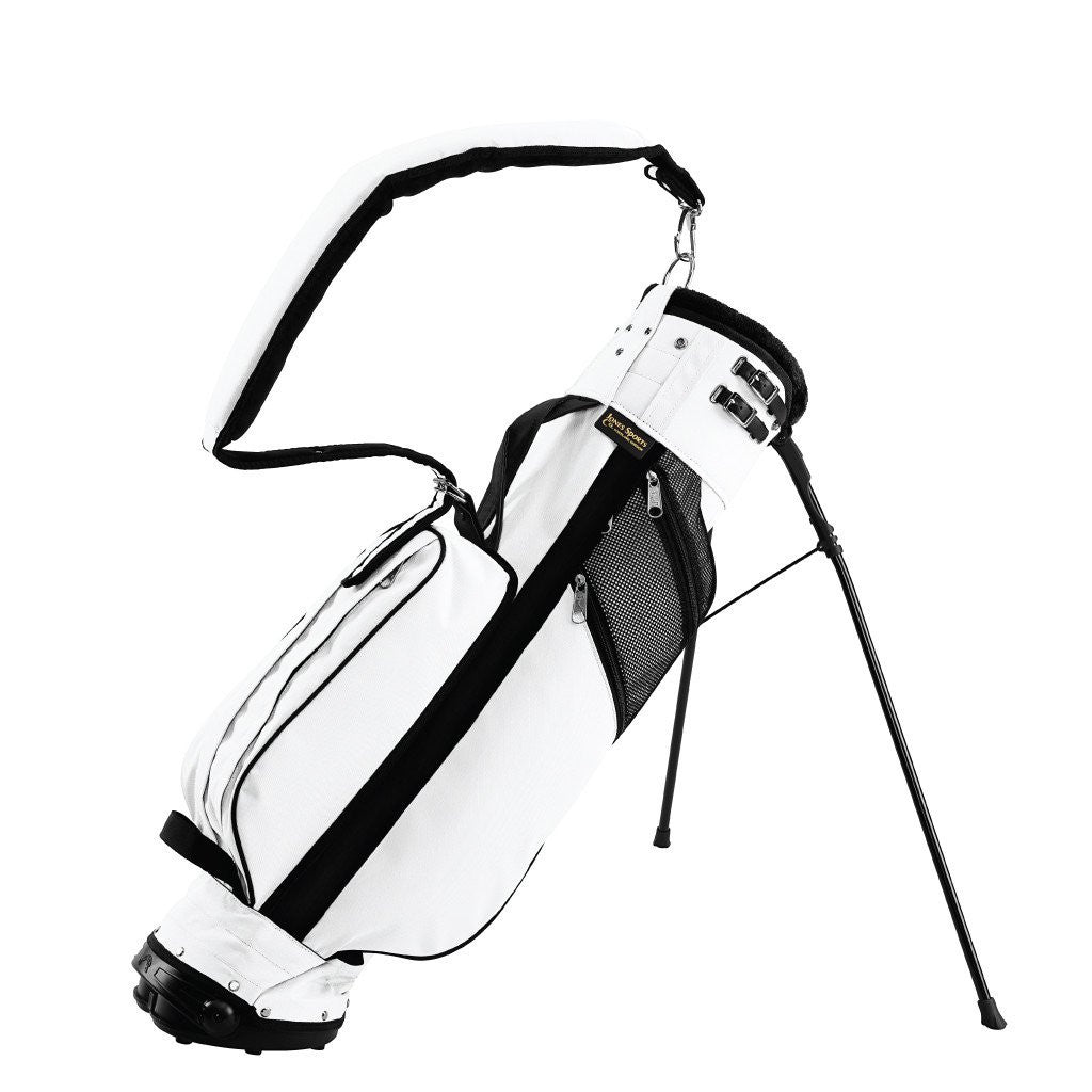 Jones Classic Golf Stand/Cart Bag - White/White