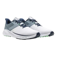 FootJoy Flex Golf Shoes - White/Blue/Green