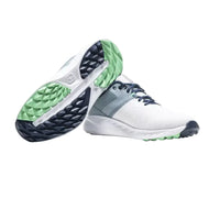 FootJoy Flex Golf Shoes - White/Blue/Green
