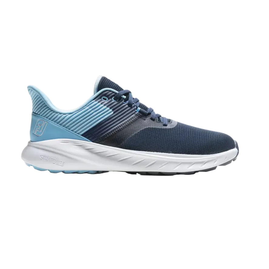 FootJoy Flex Golf Shoes - Peacoat/Steel Blue/White