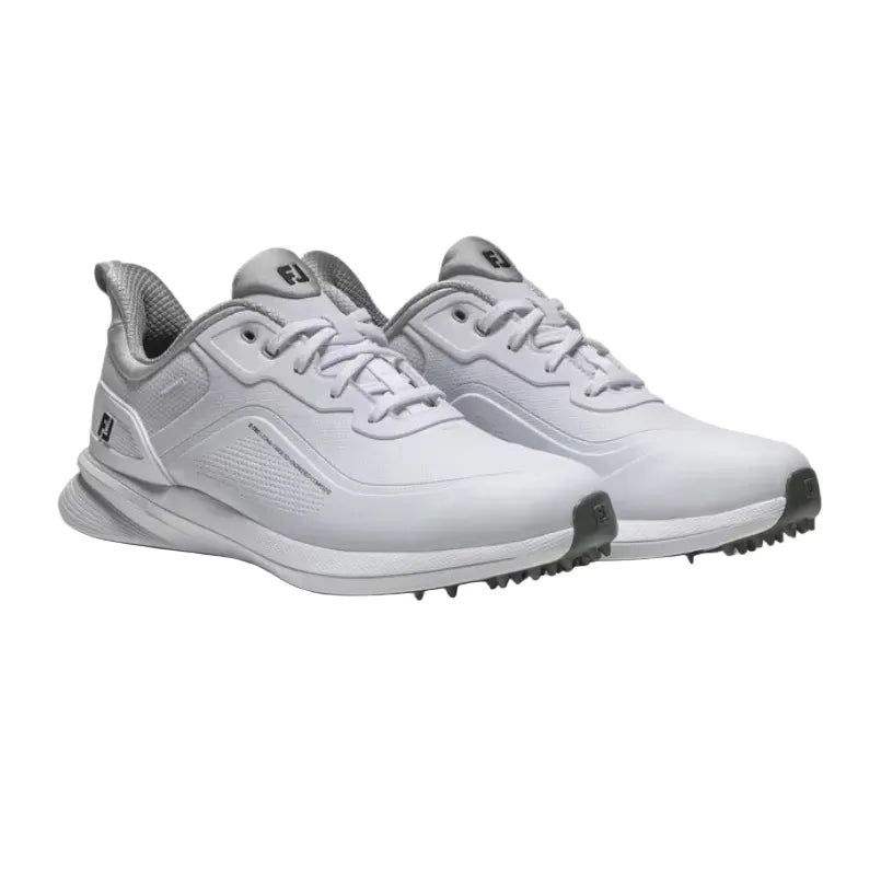 FootJoy Pro S/L Golf Shoes - White/White/Grey