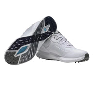 FootJoy Pro S/L Golf Shoes - White/White/Grey
