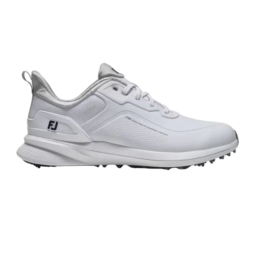 FootJoy Pro S/L Golf Shoes - White/White/Grey